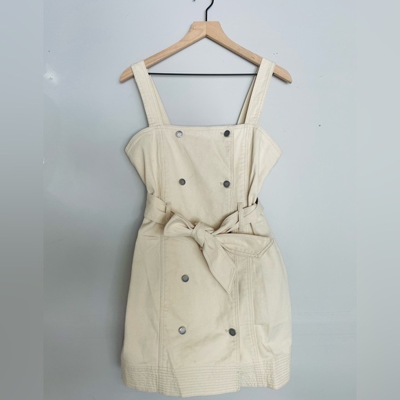 C/meo Collective Essentials Denim Pinafore Dress NWT - Picture 2 of 16